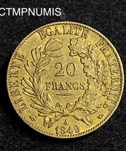 ,MONNAIE,20,FRANCS,OR,CERES,1849,