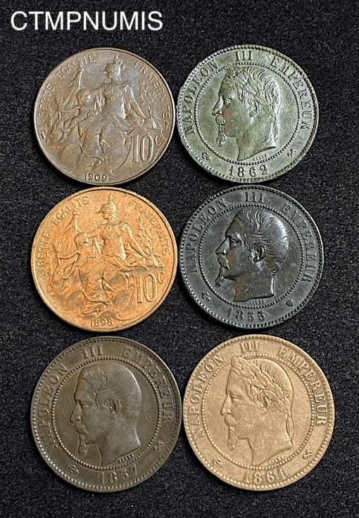 ,MONNAIE,10,CENTIMES,NAPOLEON,DUPUIS,