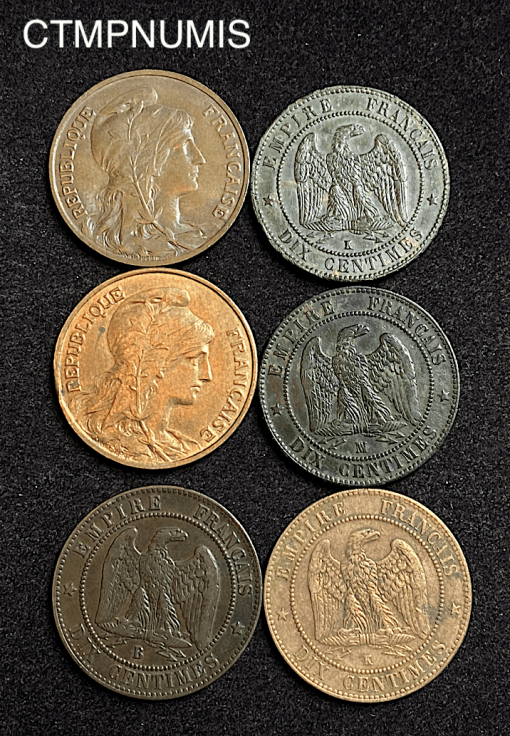 ,MONNAIE,10,CENTIMES,NAPOLEON,DUPUIS,