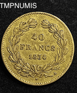 ,MONNAIE,40,FRANCS,OR,1834,