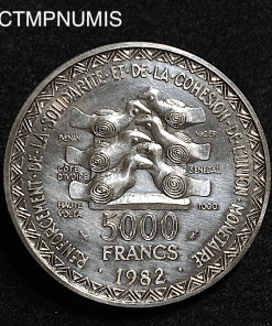 ,ESSAI,5000,FRANCS,AFRIQUE,1982,ARGENT,