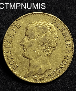 ,MONNAIE,20,FRANCS,OR, NAPOLEON,CONSUL,AN,12,