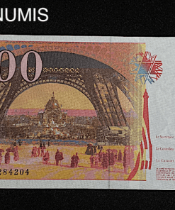 ,BILLET,200,FRANCS,EIFFEL,1996,