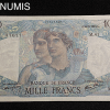 ,BILLET,1000,FRANCS,MINERVE,1945,