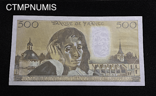 ,BILLET,500,FRANCS,PASCAL,1,1,1987,A.245,NEUF,