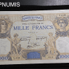 ,BILLET,1000,FRANCS,CERES,MERCURE,1938,