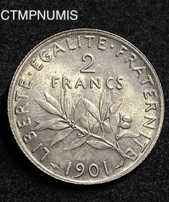 ,MONNAIE,2,FRANCS,ARGENT,1901,