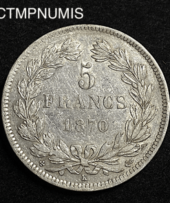 ,5,FRANCS,ARGENT,CERES,1870,K,BORDEAUX,