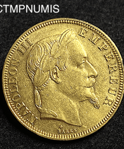 ,MONNAIE,50,FRANCS,OR,NAPOLEON,1864,STRASBOURG,