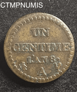 ,MONNAIE,UN,CENTIME,DUPRE,AN,8,