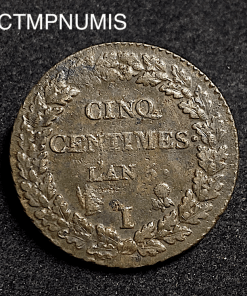 ,MONNAIE,5,CENTIMES,DUPRE,AN,5,I,LIMOGES,