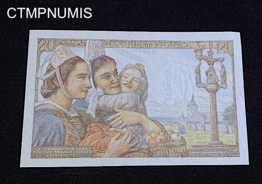 ,BILLET,20,FRANCS,PECHEUR,1945,NEUF,