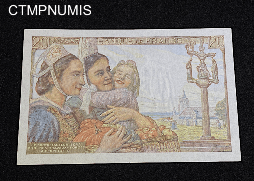 ,BILLET,20,FRANCS,PECHEUR,1947,NEUF,