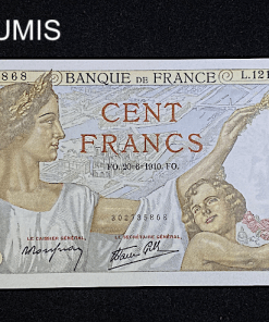 ,BILLET,100,FRANCS,SULLY,1940,NEUF,