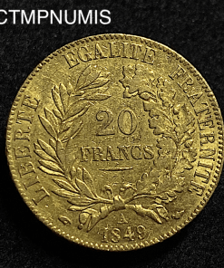 ,MONNAIE,20,FRANCS,OR,CERES,1849,