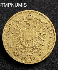 ,MONNAIE,BAVIERE,10,MARK,OR,1873,LOUIS,