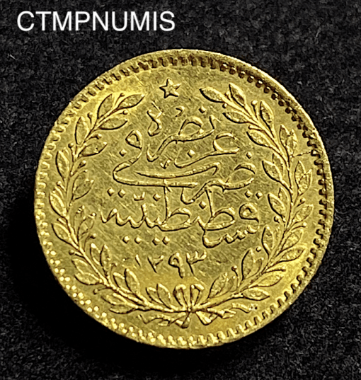 ,MONNAIE,TURQUIE,25,PIASTRES,OR,1293,7,