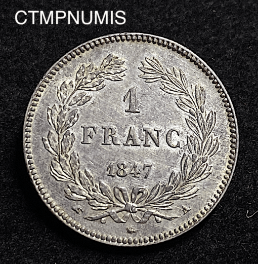 ,MONNAIE,1,FRANC,LOUIS,PHILIPPE,1847,