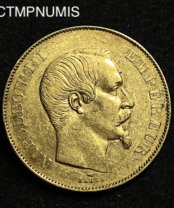 ,EMPIRE,50,FRANCS,OR,NAPOLEON,1856,