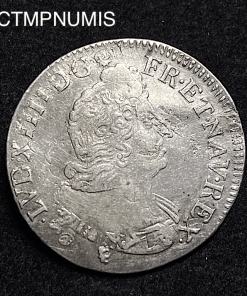 ,MONNAIE,ROYALE,LOUIS,XIV,1/4,ECU,1705,TOULOUSE,