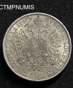 ,MONNAIE,AUTRICHE,1,GULDEN,ARGENT,1859,