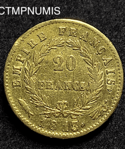 ,MONNAIE,EMPIRE,20,FRANCS,OR,NAPOLEON,1813,UTRECHT,