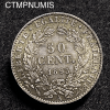 ,MONNAIE,50,CENTIMES,CERES,1895,