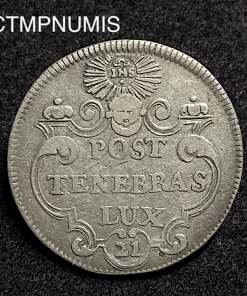 ,MONNAIE,SUISSE,21,SOLS,GENEVE,1711,