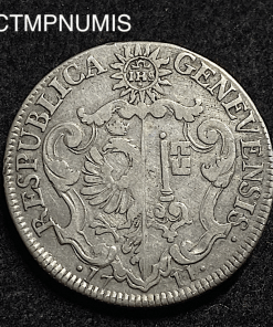 ,MONNAIE,SUISSE,21,SOLS,GENEVE,1711,