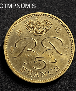 ,MONACO,PIEFORT,5,FRANCS,OR,1971,