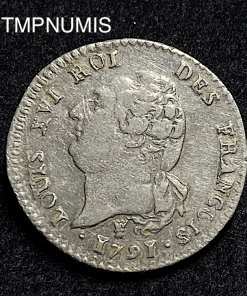 ,MONNAIE,CONSTITUTION,15,SOLS,LOUIS,XVI,1791,LIMOGES,