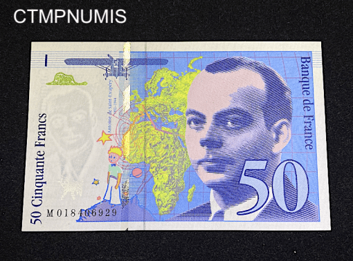 ,BILLET,50,FRANCS,SAINT,EXUPERY,1994,NEUF,