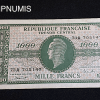 ,BILLET,FRANCE,1000,FRANCS,TRESOR,1945,