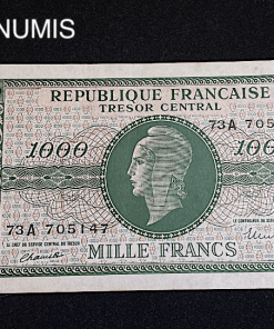 ,BILLET,FRANCE,1000,FRANCS,TRESOR,1945,