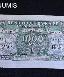 ,BILLET,FRANCE,1000,FRANCS,TRESOR,1945,