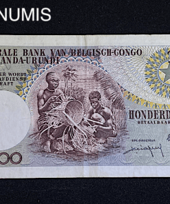 ,BILLET,CONGO,BELGE,100,FRANCS,1960,