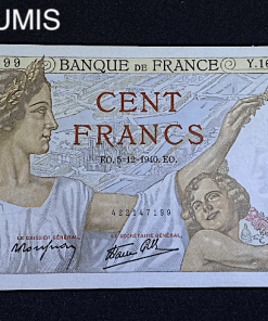 ,BILLET,100,FRANCS,SULLY,1940,NEUF,