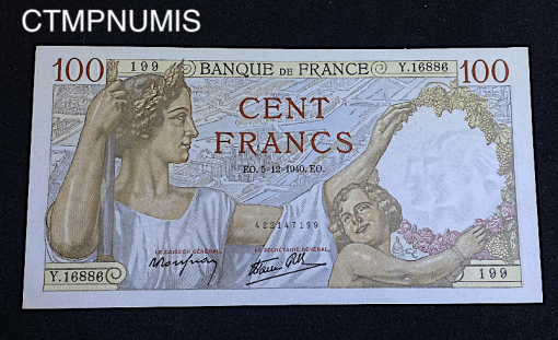 ,BILLET,100,FRANCS,SULLY,1940,NEUF,