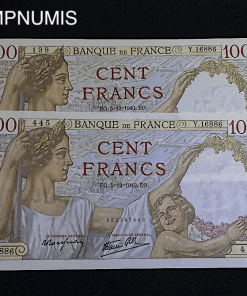 ,BILLET,100,FRANCS,SULLY,1940,NEUF,