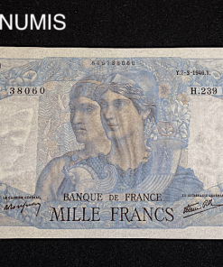 ,BILLET,1000,FRANCS,MINERVE,1946,