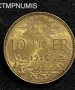 ,MONNAIE,SUISSE,10,FRANCS,OR,1916,