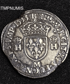 ,MONNAIE,ROYALE,HENRI,II,TESTON,1553,TOULOUSE,