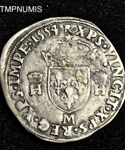 ,MONNAIE,ROYALE,HENRI,II,1554,TOULOUSE,