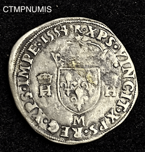 ,MONNAIE,ROYALE,HENRI,II,1554,TOULOUSE,