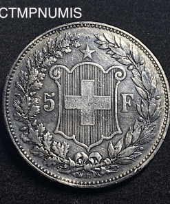 ,MONNAIE,SUISSE,5,FRANCS,ARGENT,1907,