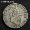 ,MONNAIE,ITALIE,5,LIRE,ARGENT,1862,NAPLES,