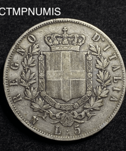 ,MONNAIE,ITALIE,5,LIRE,ARGENT,1862,NAPLES,