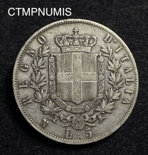 ,MONNAIE,ITALIE,5,LIRE,ARGENT,1862,NAPLES,