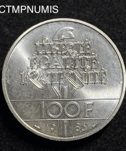 ,MONNAIE,PIEFORT,100,FRANCS,ARGENT,1986,