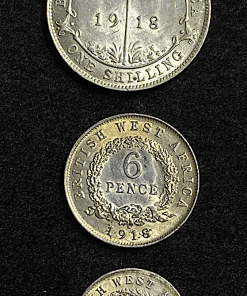 ,BRITISH,WEST,AFRICA,3,6,PENCE,ARGENT,1918,